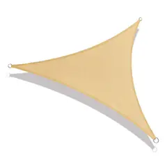 GENERICO - Toldo Vela Triangular 3x3x3 Mtrs Color Beig