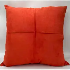 GENERICO - Fundas De Cojín de Semicuero terracota 50x50 pack de 02 unidades…