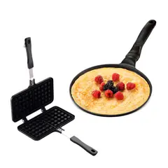 LA SOLUZIONE - Sarten de waffles y panqueques antiadherente