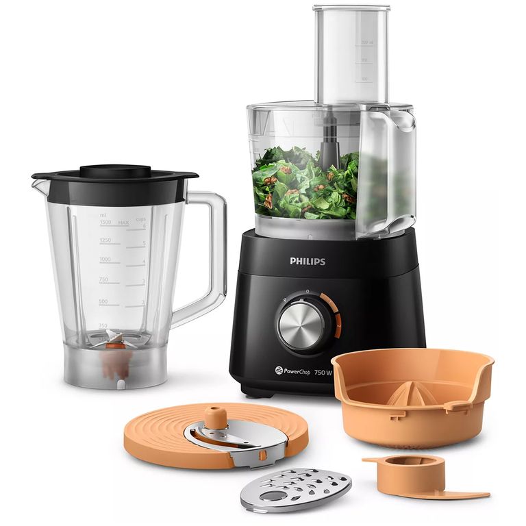Procesador De Alimentos Hr7302/90 750w Con Licuadora