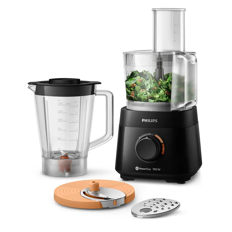 Procesador De Alimentos Hr7301/90 750w Con Licuadora