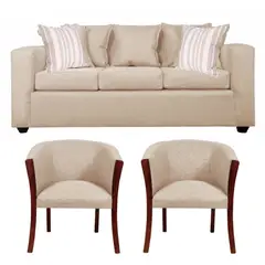 SITIAL HOME - Living Kabul 311 Sofa y Sillones tipo Sitial Color Beige