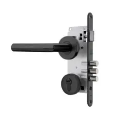 POLI - Cerradura Embutida Toscana Black B60 Acceso 1/2