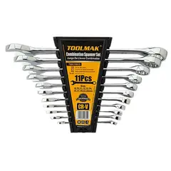 GENERICO - Kit Set Juego De Llaves Punta - Corona 11 Piezas Toolmak