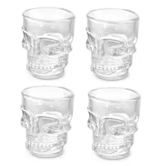 HOMEWELL - Set Shots Diseño Calavera (4u)