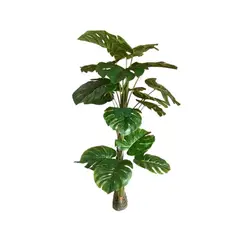 MOBII - Planta Artificial Tipo Monstera. Altura: 110CM