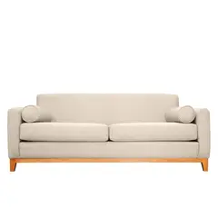 SOFAS HOME - SOFA MELI FELPA BEIGE 2 CUERPOS
