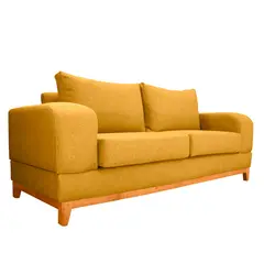 SOFAS HOME - SOFA BASALTO FELPA AMBARINO 3 CUERPOS