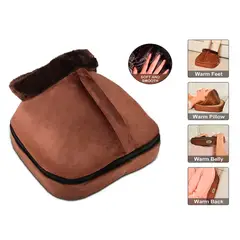 GENERICO - Calentador De Pies Masajeador De Pies 2 En 1 Calienta Pies