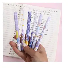 GENERICO - Set 6 Lápices Tinta 0.5 Astronauta kawaii Cute…
