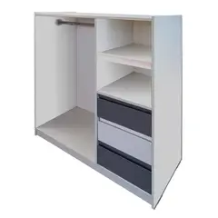 DECORACION CREATIVA - Mini Closet Minimal Grafito Blanco Montessori…