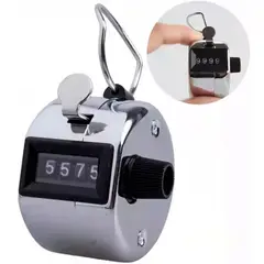 ESHOPANGIE - Contador Manual Mano Metálico 4 Dígitos