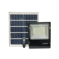 HB LEDS - Foco Proyector LED Solar Con Sensor 200W Luz Fría
