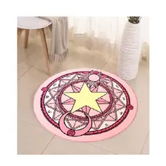 GENERICO - Alfombra Sakura Card Captor Color Rosado 80cm…