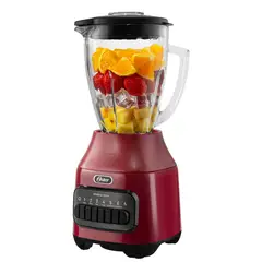OSTER - Licuadora Oster® Vaso De Vidrio Y 6 Vel Más Pulso Blstpegrpb