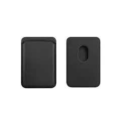 CELLBOX - Porta Tarjetas Magsafe de Cuero - Negro