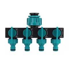 IMPORTCLICK - Conector Adaptador Riego Jardín Divisor Manguera 4 Vías