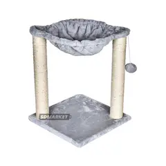 SDFIT - Rascador Casa de Gato Color Gris Soft Relax CAT413…