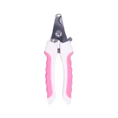GENERICO - Corta Uñas Para Mascotas Alicate Rosa
