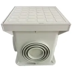 GENERICO - Kit Sumidero Arqueta PP M 550x550x400mm peatonal con tapa…