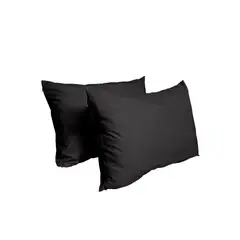 VICTORIANAS - Funda De Almohada Protectora Negro 50X90 200 Hilos