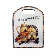 SOHOGAR - Tabla para cocktail madera 22x16 cm bon appetit té piña