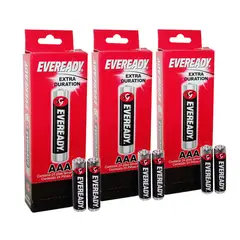 EVEREADY - Pack 72 Pilas Convencionales Aaa Extra Duración