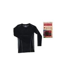GENERICO - Camiseta Primera Capa Algodón Hipoalergénica Mujer Térmica