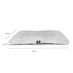 GENERICO - Cama Mascota Perro Gato Colchon Anti Estres 75x50cm Talla M