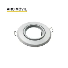 DEMASLED - Aro Empotrable Móvil 9cm Corte 68cm Porta Gu10 No incluye Zócalo