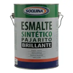 SOQUINA - ESMALTE SINTETICO PAJARITO GRIS PERLA GALON 20009701
