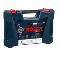 BOSCH - MALETÍN V-LINE 91 UNIDADES PARA TALADRAR Y ATORNILLAR