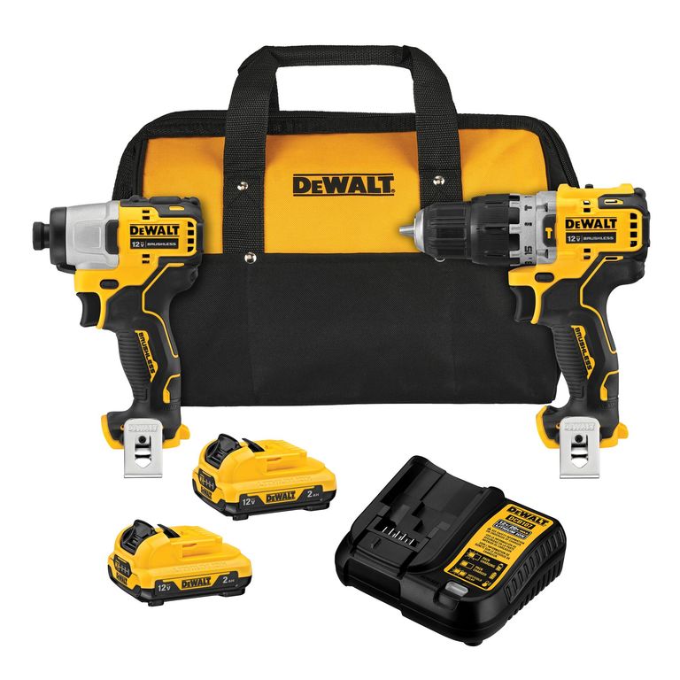 Kit Taladro Percutor 12V + Atornillador de Impacto 12V a $209.990