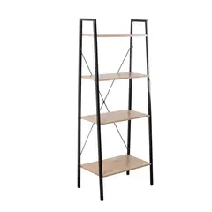 NOVAHUS - Estante cruz 4 niveles Industrial 148x60x32 cm
