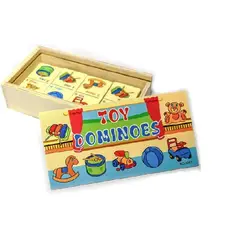 GENERICO - Domino De Madera Animales Jungla o Domino Chico