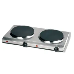 MAGEFESA - Cocina Eléctrica De Acero Inoxidable 2250w 2 Platos