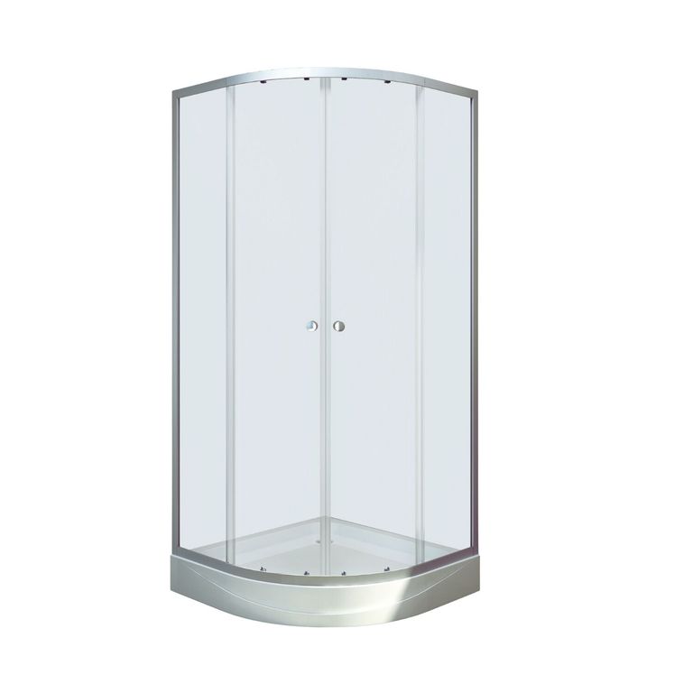 Cabina de ducha Elegance Large 90x90x200cm diseño curvo