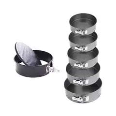 GENERICO - Molde Torta Desmontable Set 6 Pieza N°18/20/22/24/26/28 Cm