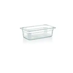 GASTROPLAST - CONTENEDOR POLICARBONATO TRANSPARENTE GN 1/3x10 cms IMAHE