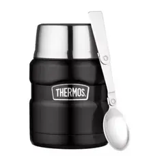 THERMOS - Termo de comida King 470ml acero inoxidable negro