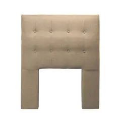 GENERICO - Respaldo Cama 1 Plaza Lino Beige Sevilla CP