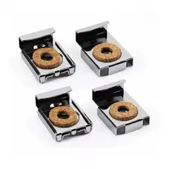 GENERICO - Clips Espejo Muro Soporte Colgador Con Resorte 4un