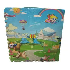 GENERICO - Alfombra / Piso / Goma Eva Paisaje 4 Piezas 60x60