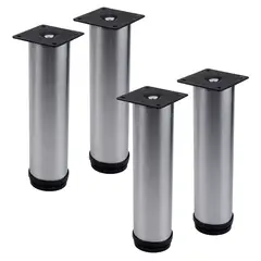 KUANGYE - Set 4 Patas De Acero Para Mueble 50x200mm