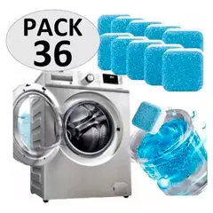 ESHOPANGIE - Pack 36 Pastillas Limpieza De Maquina Lavadora