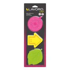 LAVORO - Notas Adhesiva 3 Diseños 70x70 25Hj Con U Neón