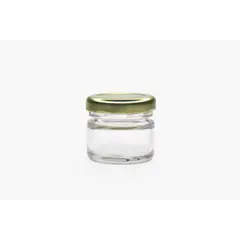GENERICO - Frasco Conservero 28cc Con Tapa Metálica Pack 64 Unidades