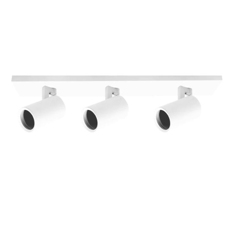 Aplique Techo Muro Triple Dirigible Porta Gu10 No incluye Ampolleta