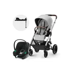 CYBEX - Coche Travel System Balios S Lux 3.0 SLV L.Grey + Aton B2 + Base