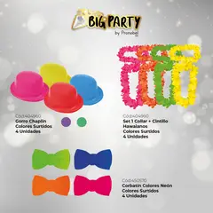 BIG PARTY - Pack Carnaval 16 Piezas